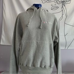 CHAMPION Reverse Weave Grey Hoodie
